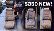 How to Re-upholster Your Leather Seats for $350!