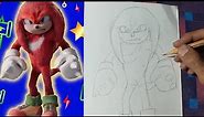 How to draw Knuckles // from sonic 2 outline tutorial