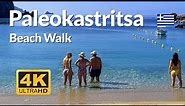 Paleokastritsa Beach Walk 4K Corfu Explore Greece Travel