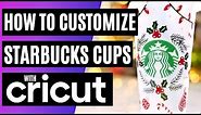 ✨ HOW TO MAKE DIY STARBUCKS CUPS WITH A CRICUT & VINYL | PERSONALIZED STARBUCKS CUP WITH CRICUT