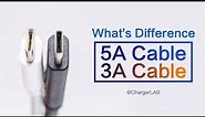 What's Difference Between 5A Cable and 3A Cable (PD Protocol)