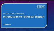 Introduction To Technical Support IBM Skills Network