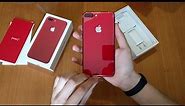 iPhone 7 Plus Product RED - Unboxing & Setup