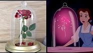 DIY Beauty and the Beast Enchanted Rose | No Drilling Easy DIY Tutorial