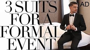 What To Wear To A Formal Event | 3 Suit Options