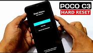 POCO C3 Hard Reset |Pattern Unlock |Factory Reset Easy Trick With Keys