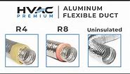 Flexible Aluminum Duct - HVAC Premium