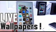 How to install Animated Live Wallpapers on iPhone Home Screen Jailbreak