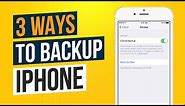 3 Ways to Backup an iPhone or iPad 2019 | How to Backup iPhone to Computer
