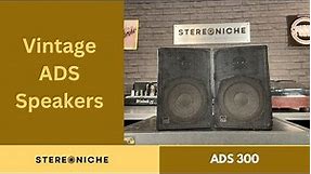 ADS 300 Review of these small bookshelf speakers of the 1970's.