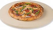 Pizza Stone for Oven and Grill 14.2 Inch Round, Cordierite Bread baking stone, 14.2" Cooking Stone for Grill