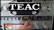 Teac X-1000R Reel To Reel Tape Deck Repair Restoration Testing. Vintage Analog Music Recorder Player