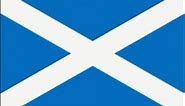 History of the Scottish flag in 2 minutes or less