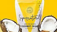 Organic Coconut Sugar by Supernatural - Fine Grain Honey-Like Sweetener, Low Glycemic, Gluten-Free & Vegan, Paleo & Kosher Certified, Natural Sugar Substitute,16oz