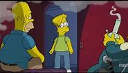 The Simpsons--Teenager Bart Party-homer smoking weed