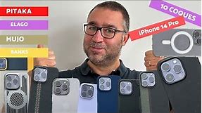 Coques iPhone 14 pro : Test de 10 coques pour votre iPhone (PITAKA, ELAGO, MUJJO et BANKS)