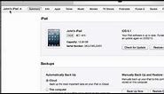 Sync iTunes with iPad or iPhone