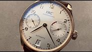 IWC Portugieser Automatic 7 Day IW5007-01 IWC Watch Review