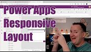 Power Apps Responsive Layout Design - Horizonal and Vertical - Part 1