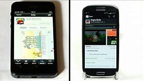 Samsung Galaxy S3 4G vs iPhone 5 4G