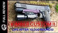 Kimber Custom II 1911 .45 ACP - 10 years, 10,000+ rounds review