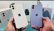iPhone 11 Purple vs White Color Comparison