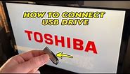 How to Connect USB Drive on Your Toshiba TV