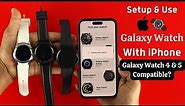 How To Pair Samsung Galaxy Watch To any iPhone! [Compatibility?]