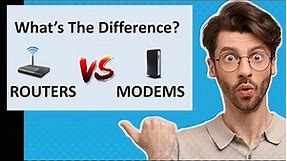 What's the difference between a Modem and a Router?