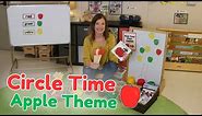 Toddler and Preschool Circle Time With the Apple Theme