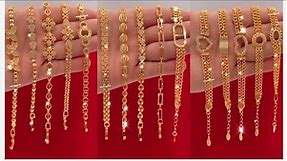 Most stylish Gold bracelet for girls ||LATEST gold bracelet designs 2023||Amazing collection