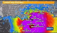 Hurricane Ida forecast track, spaghetti models and satellite