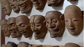 Making Traditional Japanese Wood Masks by Hand