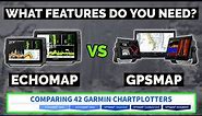Garmin Comparison ECHOMAP UHD vs ECHOMAP ULTRA vs GPSMAP (Garmin Livescope Capable Chartplotters)