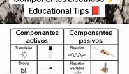 Componentes Eléctricos. Educational Tips 📕 #tip #tips #tipsandtricks #education #electronica #electricidad #componenteseletronicos #ingenieria #aprendizaje #2024 #ale_fenix_v