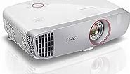 BenQ HT2150ST 1080P Short Throw Projector | 2200 Lumens | 96% Rec.709 for Accurate Colors | Low Input Lag Ideal for Gaming | Stream Netflix & Prime Video,White