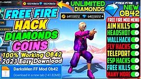 Free Fire Diamond Hack OB42 2023 | Free Fire Hack App | Hack Free Fire Diamond Mod Menu