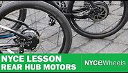 E-Bike Hub Motor Comparison, Geared vs Gearless - NYCe Lesson