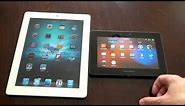 iPad 2 vs. BlackBerry Playbook