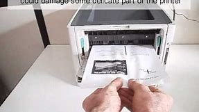 How to fix a printer paper jam