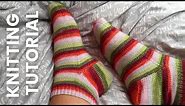 Knitting Socks on Double Pointed Needles [Beginner Friendly!]