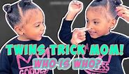 3-Year Old Twins Trick Mom!