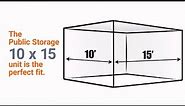 10x15 Storage Unit Size Guide