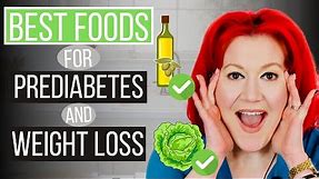 12 Dietitian Approved BEST Foods for Prediabetes | THESE Foods Lower Blood Sugar FAST