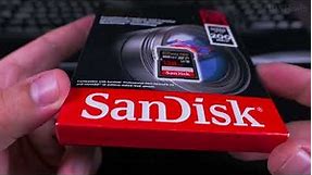 Sandisk Extreme pro 128gb 200mb/s Unboxing