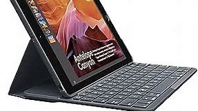 Logitech Slim Folio with Integrated Bluetooth Keyboard for iPad (5th and 6th Generation) - Black