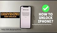 Unlock iphone Carrier in 30 seconds with grayrhino cydia tweak