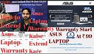 Asus Laptop ki Warranty kaise badhaye Redeem the Offer Within 15day From the date of purchase #asus