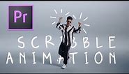 How to make an ANIMATED SCRIBBLE EFFECT for music videos in Adobe Premiere Pro