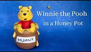 How to make Winnie the Pooh in a Honey jar / pot fondant topper (Include Weights)